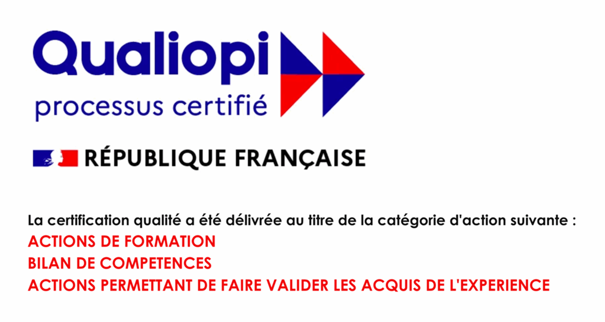 Processus certifié Qualiopi - République Française