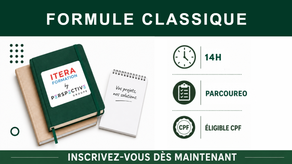 Formule classique, 14h, parcoureo, éligible CPF
